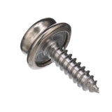 Seachoice Button Stud, #8 X 5/8 In. Stainless Steel Screw, Pack of 50