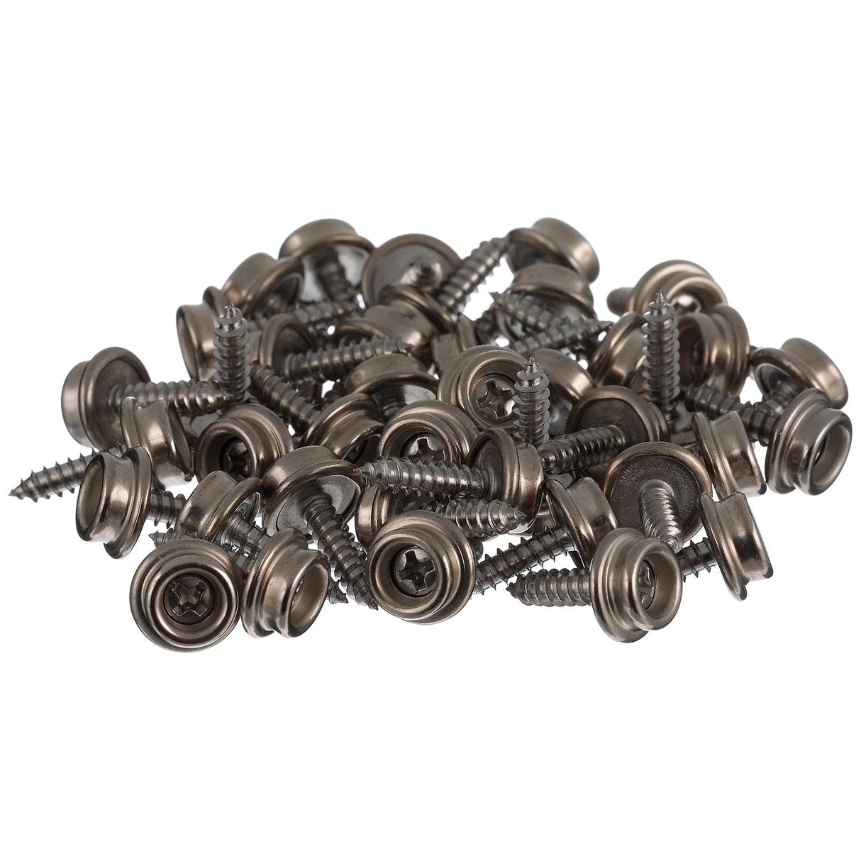 Seachoice Button Stud, #8 X 5/8 In. Stainless Steel Screw, Pack of 50