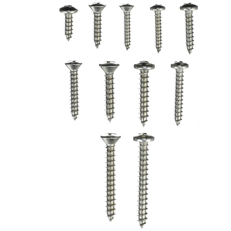 Seachoice Stainless Steel Tapping Screw Kit, 72 Piece