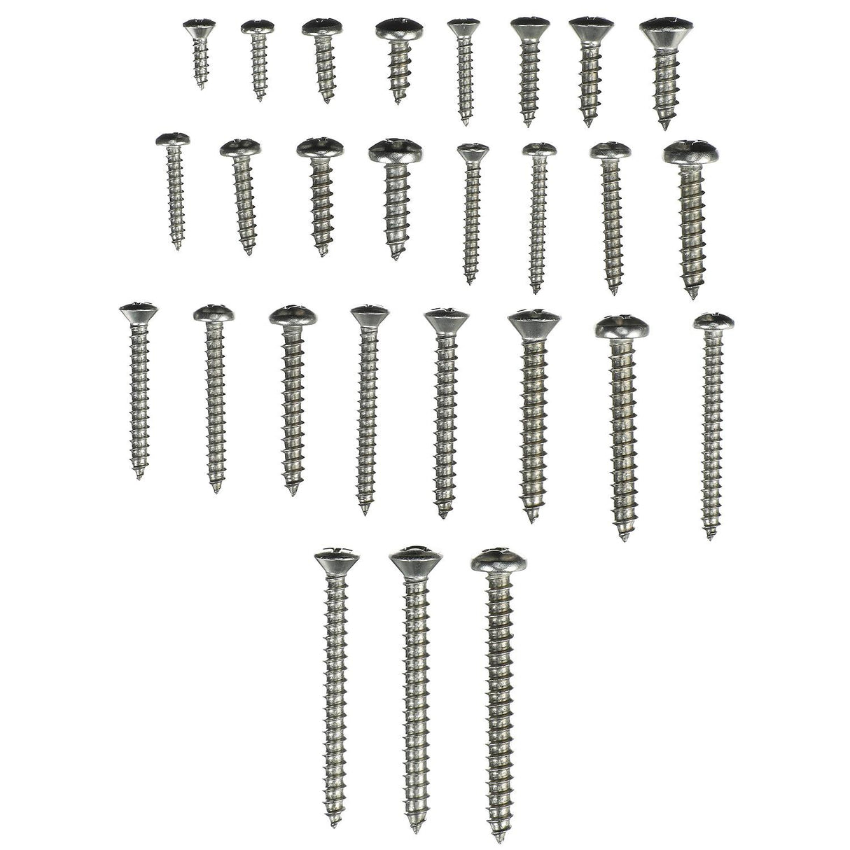 Seachoice Stainless Steel Tapping Screw Kit, 216 Piece