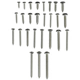 Seachoice Stainless Steel Tapping Screw Kit, 216 Piece