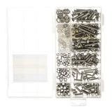 Seachoice Stainless Steel Metric Machine Screw Kit, 240 Piece, Includes M4, M5 and M6 Screws of Various Lengths