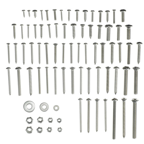 Seachoice Stainless Steel Tapping and Machine Screw Kit, 1,008 Piece