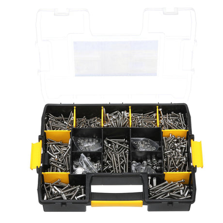 Seachoice Stainless Steel Tapping and Machine Screw Kit, 1,008 Piece