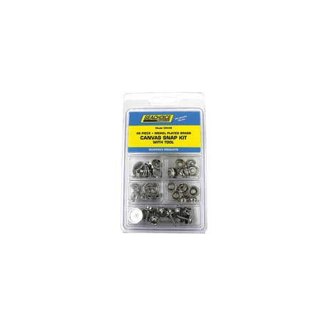 Seachoice 49-Piece Canvas Snap Kit with Tool, for Boat Covers and Canvas Covers