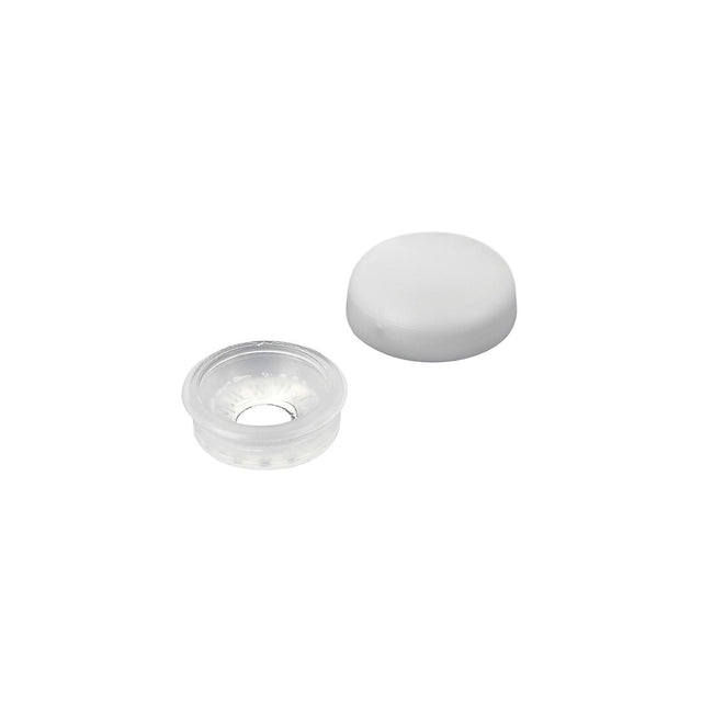 Seachoice 59907 Screw Caps, AlumTone, Fits #6 & #8