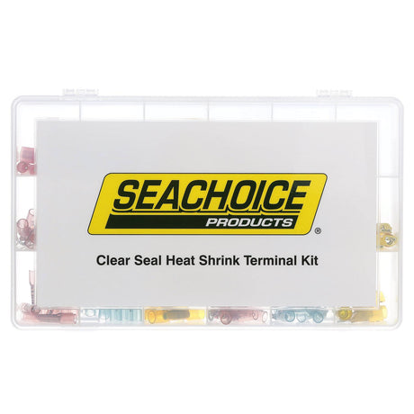 Seachoice Wire Terminal Heat Shrink Kit, 120 Piece, Clear