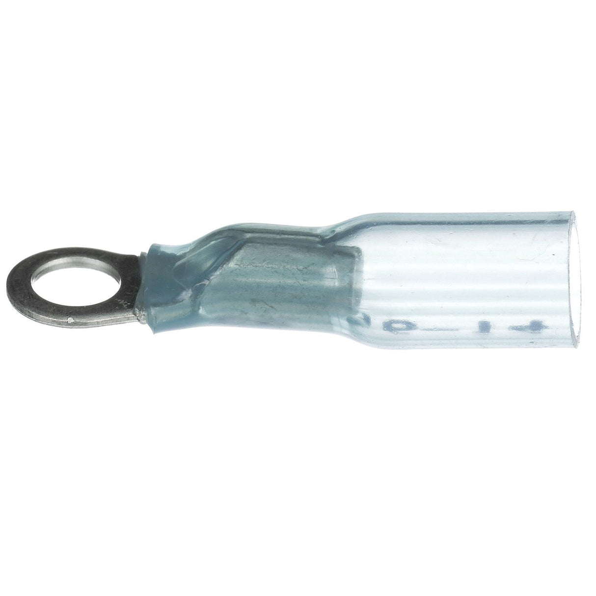 Seachoice Marine Grade Heat-Shrinkable Ring Terminal, Fits #10 Stud, 16-14 Wire Range, Blue, Pack of 25