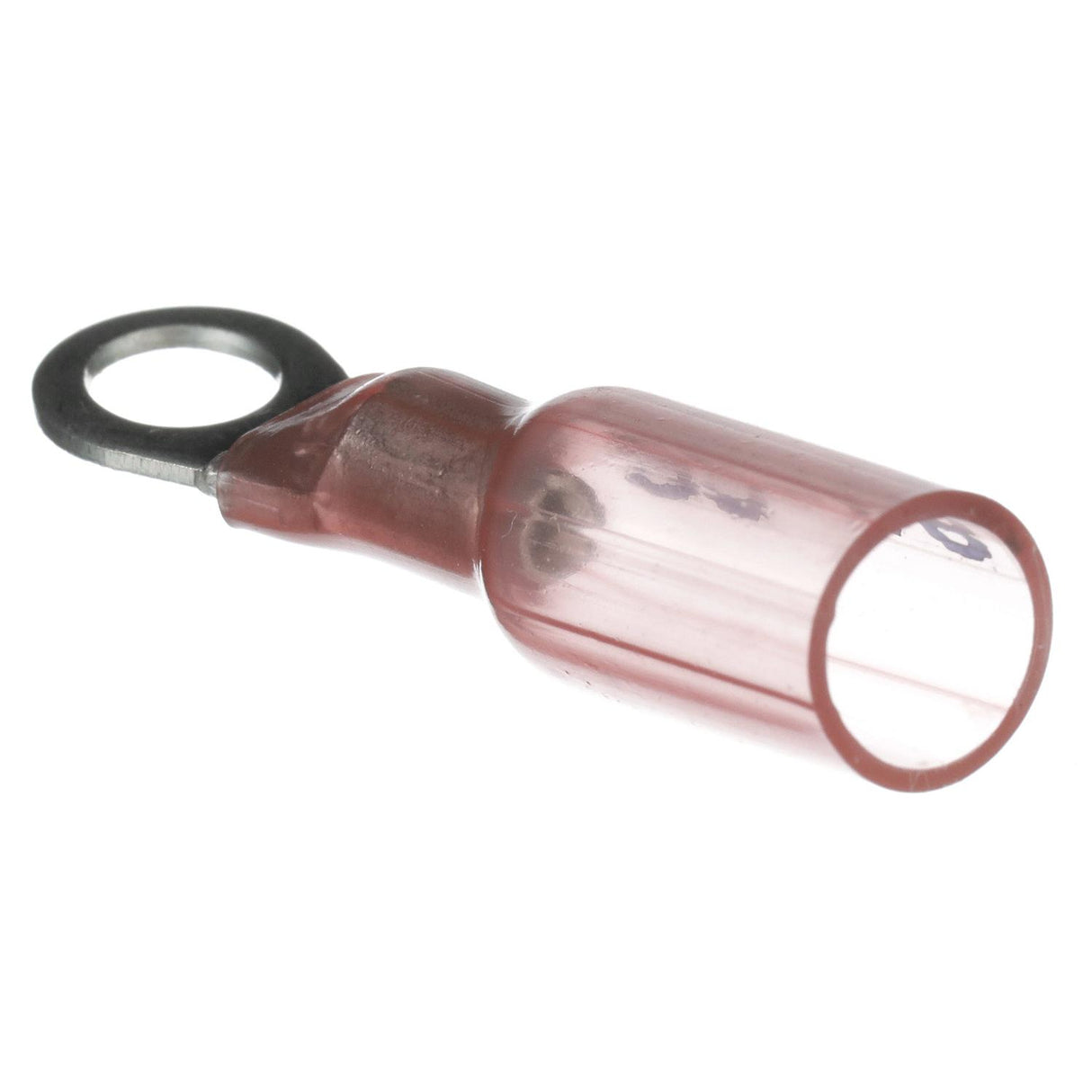 Seachoice Marine Grade Heat-Shrinkable Ring Terminal, Fits #10 Stud, 22-18 Wire Range, Red, Pack of 25