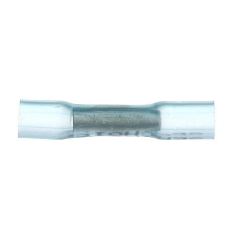Seachoice Heat Shrink Butt Connector Wire, Solderless, Fits 16-14 Wire Range, Blue, Pack of 25