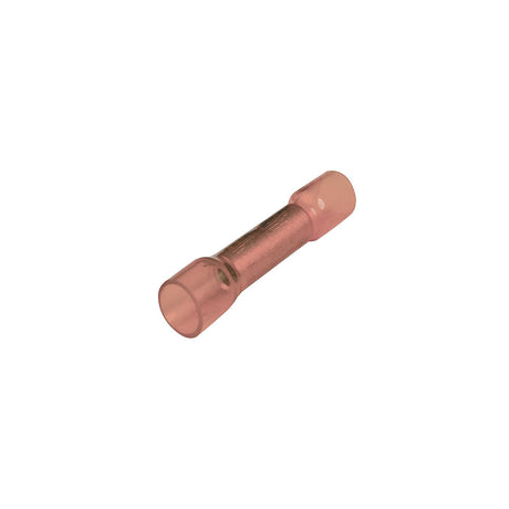 Seachoice Heat Shrink Butt Connector Wire, Solderless, Fits 8 Gauge Wire, Red, Pack of 25
