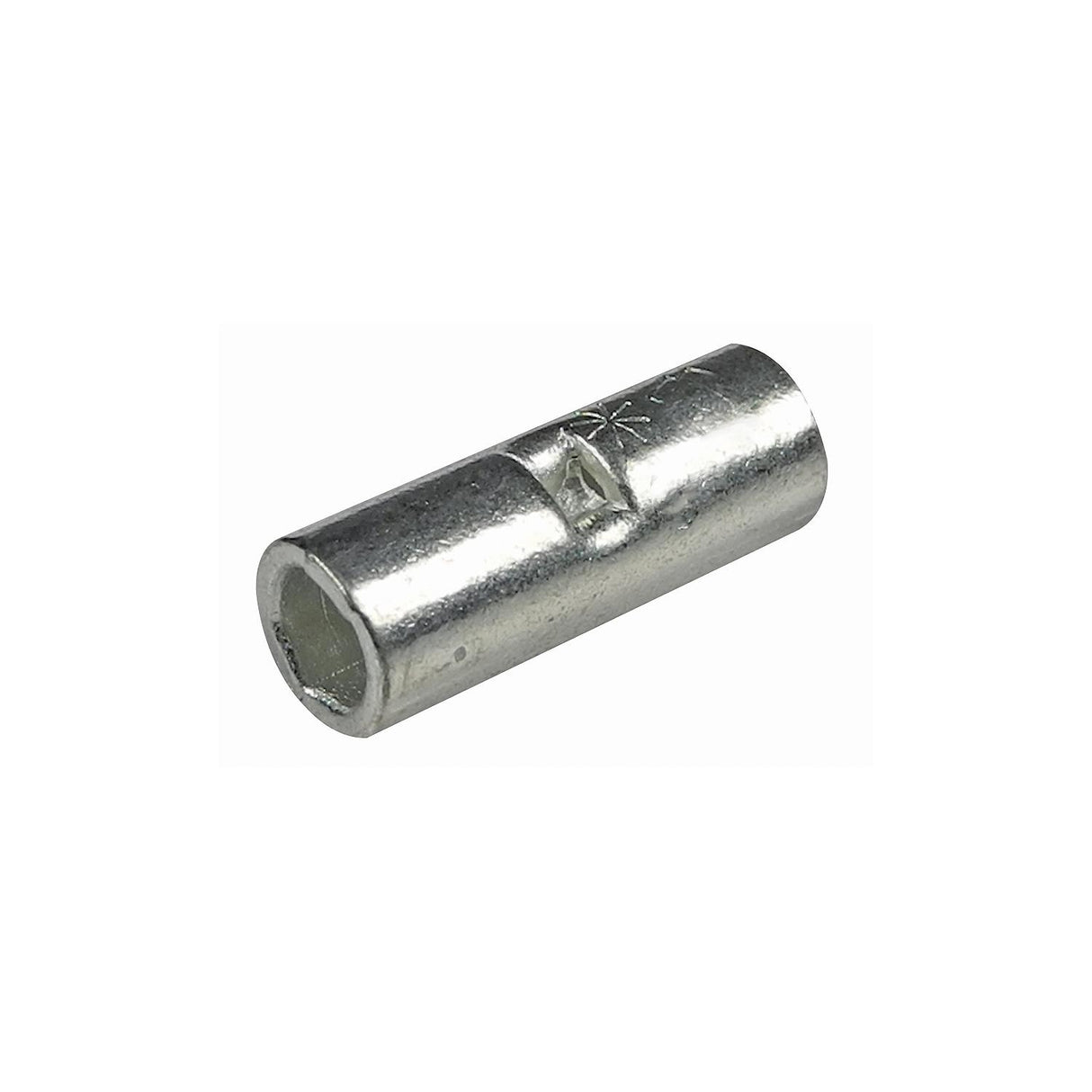 Seachoice Brazed Non-Insulated Butt Splice, Marine Grade, Reliable Solder-Free Wire Connection, Pack of 25