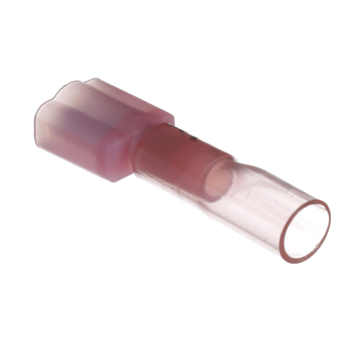 Seachoice Heat Shrink Insulated Disconnect, Marine Grade Heat-Shrinkable Male Disconnect Terminals, Red, Pack of 25, 22-18 Wire Range