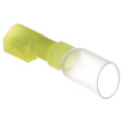 Seachoice Heat Shrink Insulated Disconnect, Marine Grade Heat-Shrinkable Male Disconnect Terminals, Yellow, Pack of 25, 12-10 Wire Range
