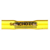 Seachoice Heat Shrink Butt Connector, Marine Grade Heat-Shrinkable Butt Splices, Yellow, Pack of 100, 12-10 Wire Range