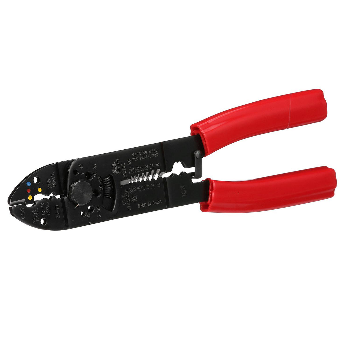 Seachoice Multi-Purpose Crimp Tool, Wire Cutter with Comfort Grips