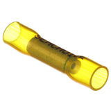 Seachoice Step Down 3-to-1 Heat Shrink Butt Connector, Marine Grade Heat-Shrinkable Butt Splices, Yellow, Pack of 10, 16-14 to 12-10 Wire Range