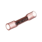 Seachoice 3-to-1 Heat Shrink Butt Connector, Marine Grade Heat-Shrinkable Butt Splices, Red, Pack of 500, 22-18 Wire Range