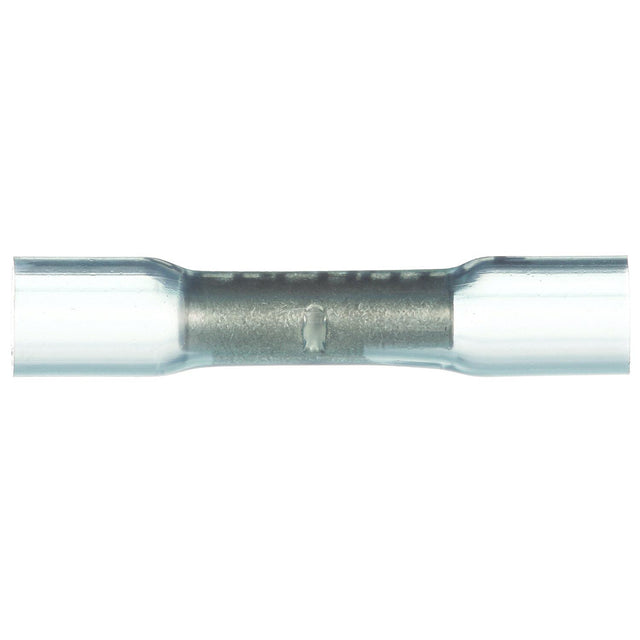 Seachoice Heat Shrink Butt Connector, Marine Grade Heat-Shrinkable Butt Splices, Blue, Pack of 500, 16-14 Wire Range