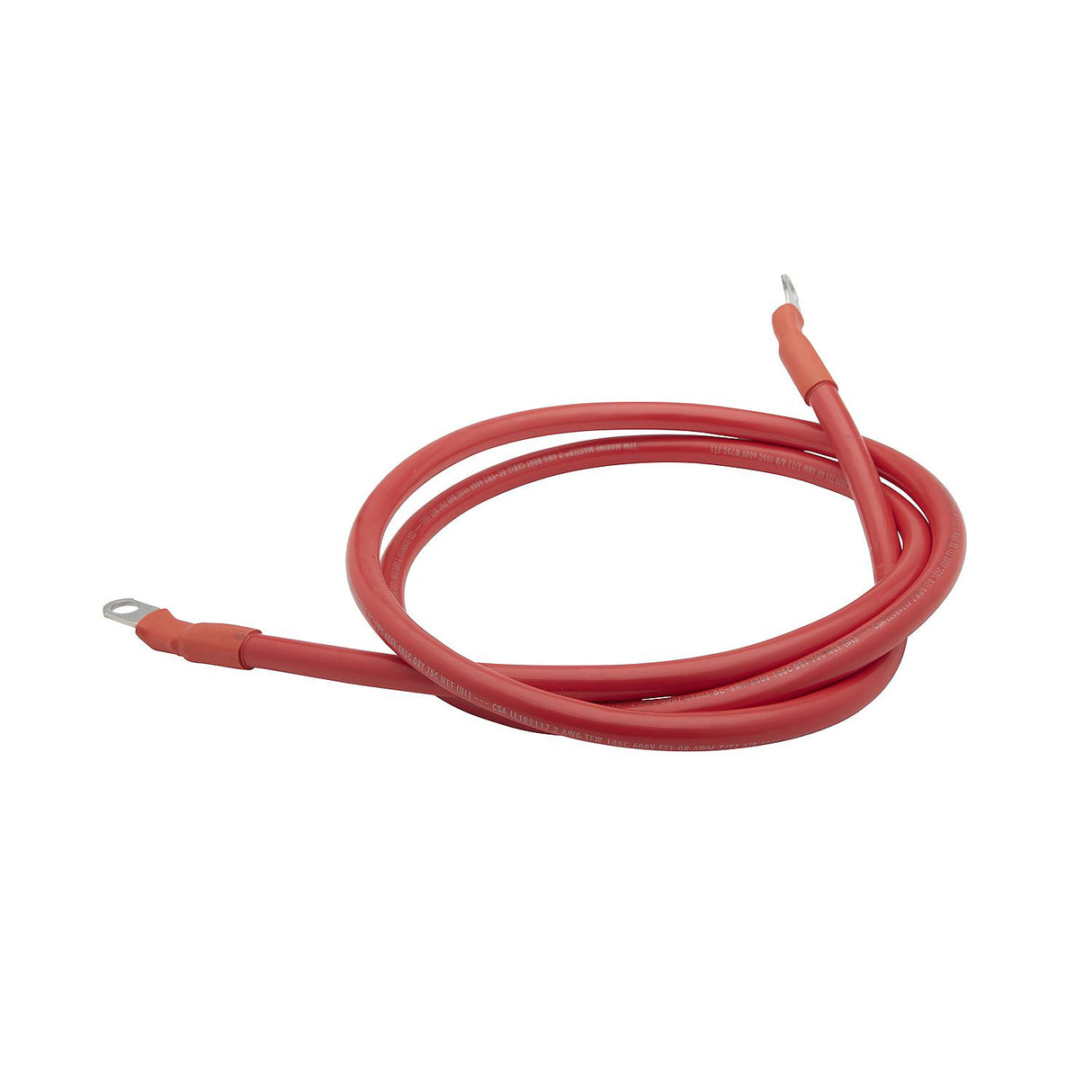 Seachoice 63014 2 AWG Marine Grade Cable, Red, 6 Ft.