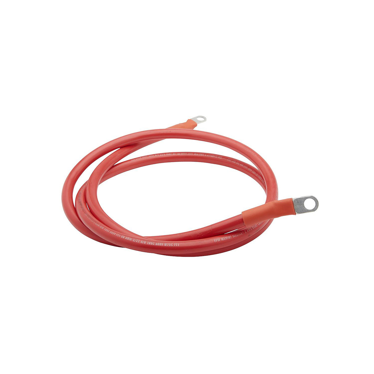 Seachoice 63014 2 AWG Marine Grade Cable, Red, 6 Ft.