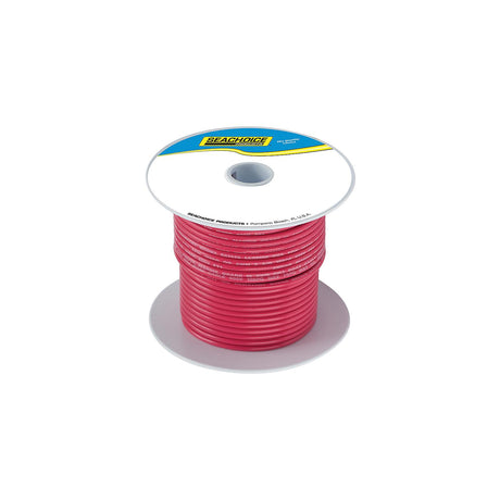 Seachoice 63037 Tinned Copper Marine Wire, 4 AWG, Red, 50'