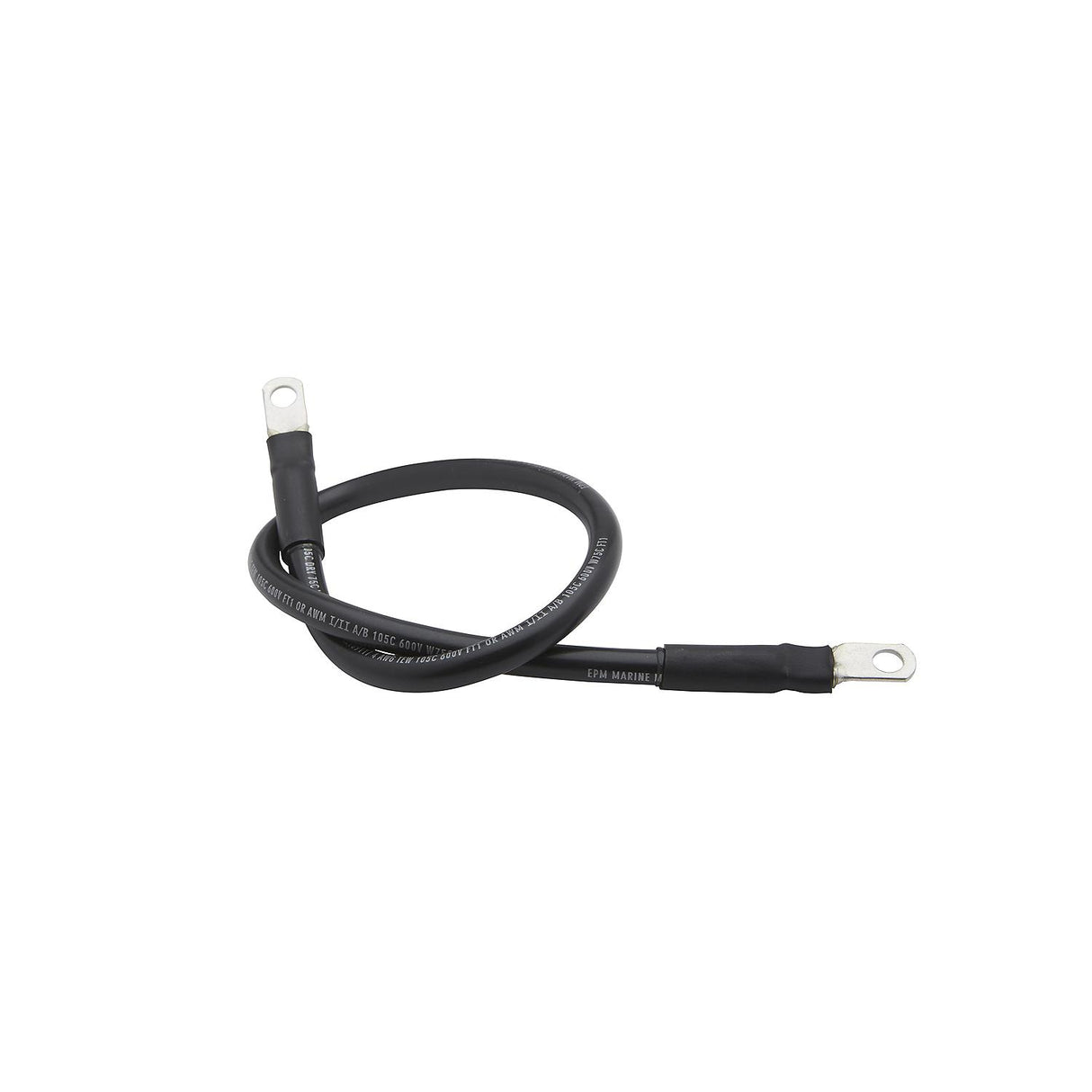 Seachoice 63021 4 AWG Marine Grade Cable, Black, 2 Ft.