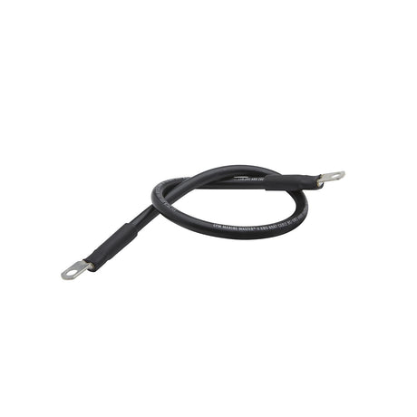 Seachoice 63021 4 AWG Marine Grade Cable, Black, 2 Ft.