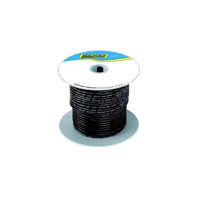 Seachoice 63093 Tinned Copper Marine Wire, 12 AWG, Brown, 100'