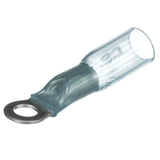 Seachoice 63821 Heat Shrink Ring Terminal, Marine Grade Heat-Shrinkable Ring Terminals, Blue, Pack of 100, Fits #8 Stud, 16-14 Wire Range