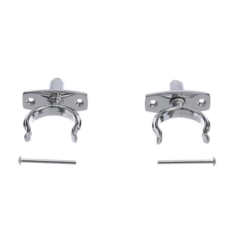 Seachoice Top-Mount Rowlock Set, Chrome-Plated Zinc, Includes 2 Rowlocks w/ Locking Pins and Sockets
