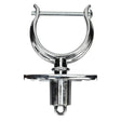 Seachoice Top-Mount Rowlock Set, Chrome-Plated Zinc, Includes 2 Rowlocks w/ Locking Pins and Sockets