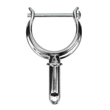 Seachoice Top-Mount Rowlock Horns Set, Chrome-Plated Zinc, Includes 2 Rowlocks w/ Locking Pins
