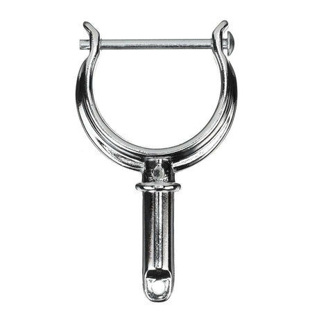 Seachoice Top-Mount Rowlock Horns Set, Chrome-Plated Zinc, Includes 2 Rowlocks w/ Locking Pins