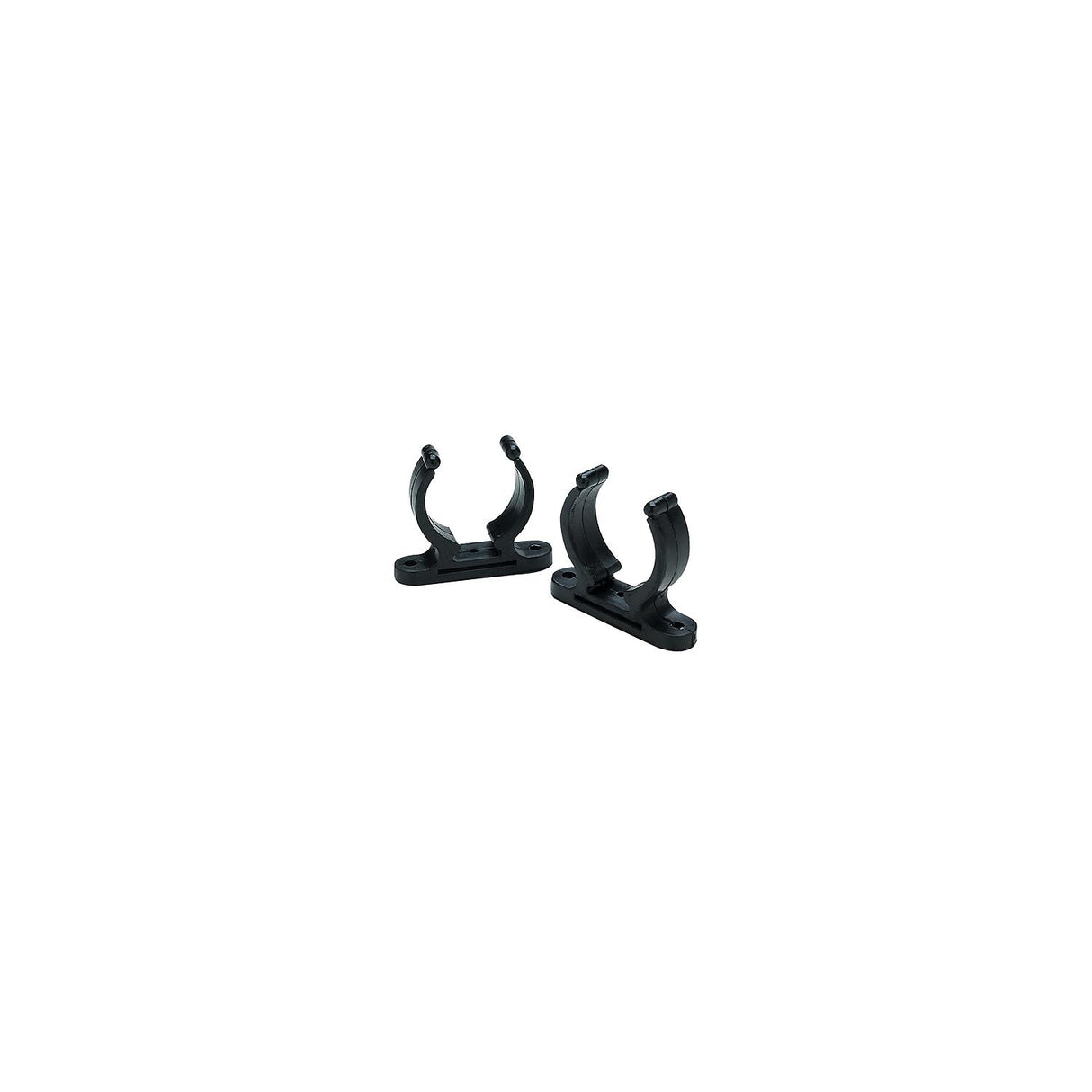 Seachoice Boat Hook Clips, Reinforced Nylon, Black, Pack of 2