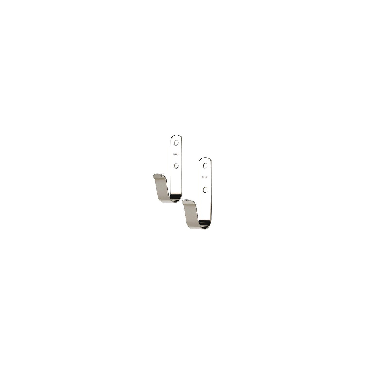 Seachoice Boat Hook Holders, Polished Stainless Steel, Holds 1-1/2 in. Diameter Poles