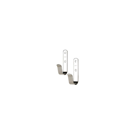 Seachoice Boat Hook Holders, Polished Stainless Steel, Holds 1-1/2 in. Diameter Poles