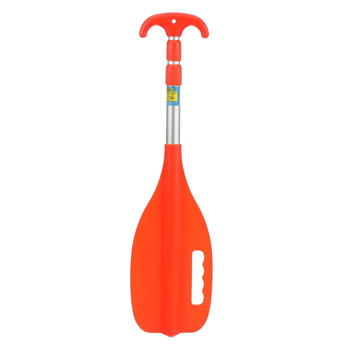 Seachoice Emergency Multi-Purpose Telescoping Boat Hook and Paddle, Orange, 26-72 In.