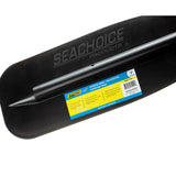 Seachoice 4 Ft. Synthetic Paddle w/ Aluminum Shaft, 1 In. Diameter Shaft, Palm Grip, 22 In. X 6-1/8 In. Blade, Black