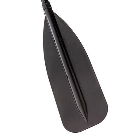 Seachoice 4 Ft. Synthetic Paddle w/ Aluminum Shaft, 1 In. Diameter Shaft, Palm Grip, 22 In. X 6-1/8 In. Blade, Black