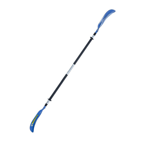 Seachoice 7 Ft. Curved-Blade Kayak Paddle, 2-Piece 1-1/8 in. Diameter Anodized Aluminum Shaft, 17 in. X 7-3/8 in. Blades