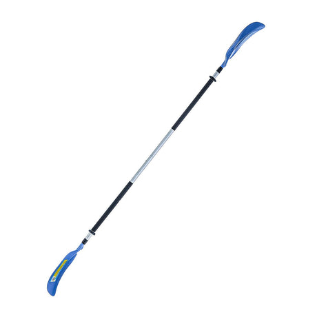 Seachoice 8 Ft. Curved-Blade Kayak Paddle, 2-Piece 1-1/8 in. Diameter Anodized Aluminum Shaft, 17 in. X 7-3/8 in. Blades