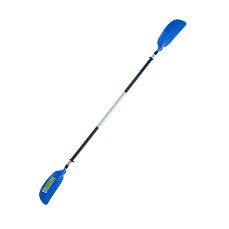 Seachoice 8 Ft. Curved-Blade Kayak Paddle, 2-Piece 1-1/8 in. Diameter Anodized Aluminum Shaft, 17 in. X 7-3/8 in. Blades