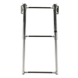 Seachoice Telescoping Transom Mount Ladder, Stainless Steel, 3 Steps, 300 Lb. Capacity
