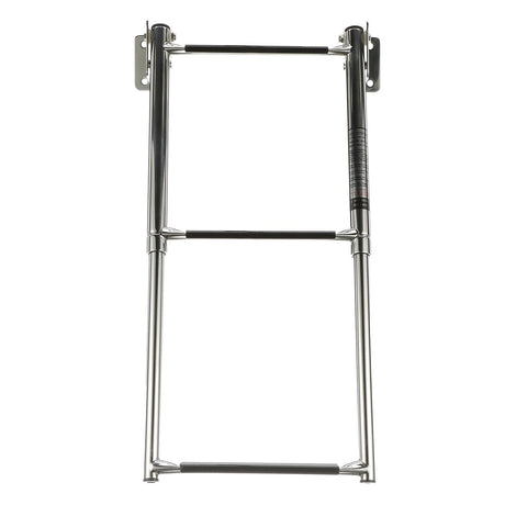 Seachoice Telescoping Transom Mount Ladder, Stainless Steel, 3 Steps, 300 Lb. Capacity