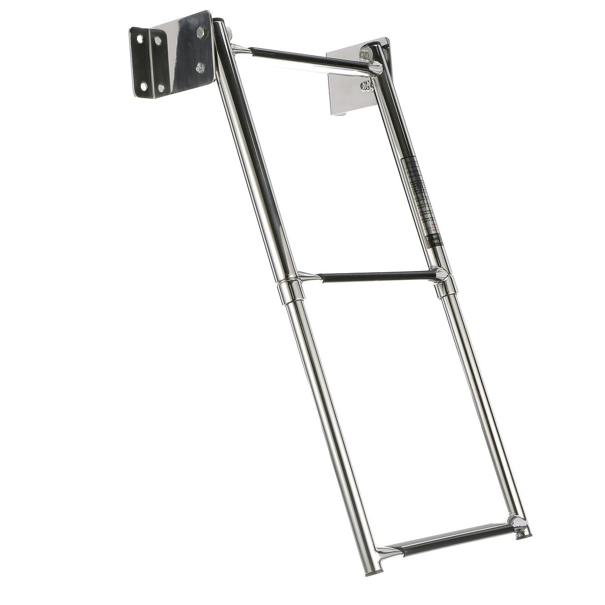 Seachoice Telescoping Transom Mount Ladder, Stainless Steel, 3 Steps, 300 Lb. Capacity