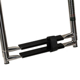 Seachoice Telescoping Transom Mount Ladder, Stainless Steel, 3 Steps, 300 Lb. Capacity