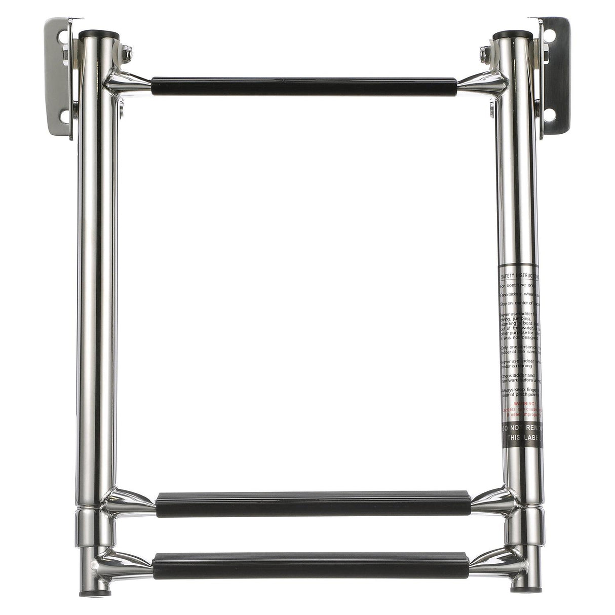 Seachoice Telescoping Transom Mount Ladder, Stainless Steel, 3 Steps, 300 Lb. Capacity