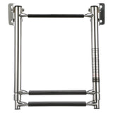 Seachoice Telescoping Transom Mount Ladder, Stainless Steel, 3 Steps, 300 Lb. Capacity