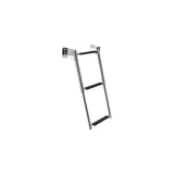 Seachoice Telescoping Transom Mount Ladder, Stainless Steel, 4 Steps, 300 Lb. Capacity